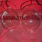 Preview: 10 x Dekorationseier, 60 mm, transparent