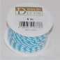 Preview: Kordel weiss-blau, 3 mm, 4 m Rolle