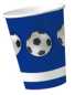 Preview: Pappbecher blau/weiss 0,2