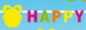 Preview: Easter-letter string, English, 15 x 230 cm