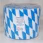 Preview: Flaggenkrepp, 10 cm x 25 m, Rauten blau-weiß