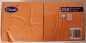 Preview: Duni Servietten Orange 33 x 33 cm, 1/4 gefalzt, 250 Stück im Pack