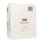 Preview: 500 Servietten, 1-lagig 1/4-Falz 33 x 33 cm weiss