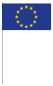 Preview: Paper flags of Europe, 50 pieces p. pack