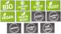 Preview: Mini flags menu stickers food marking, 50 pieces