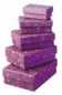 Preview: Pulsar Boxen-Set Strohseide® Print Creol Star lila/violet, 5in1