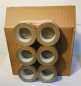 Preview: 6 x Papier-Klebeband, braun, 50 mm, 50 m