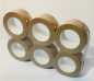 Preview: 6 x Papier-Klebeband, braun, 50 mm, 50 m