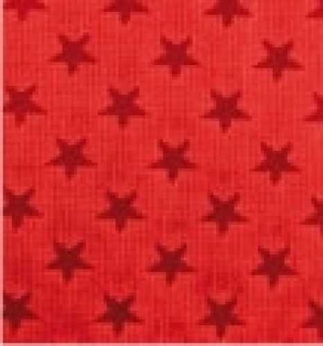 Alu-Doppel-Folie Sternprägung, rot/rot, 50 cm x 10 m