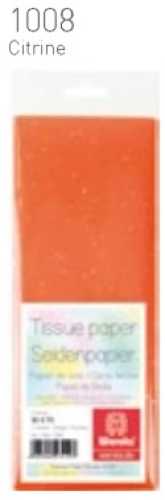 Seidenpapier Polybeutel, Citrine , 50 x 76cm, Packung 10 x 25,4 cm, nicht ausblutend