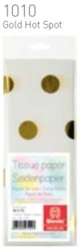 Tissue paper, Gold Hot Spot, 50x76 cms, 3sheets