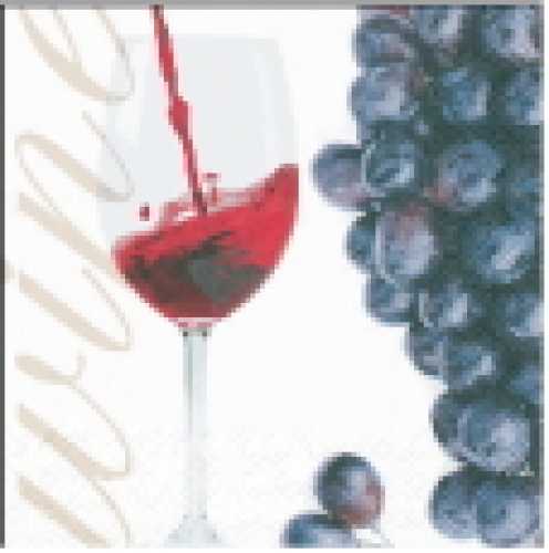 Serviette Wein