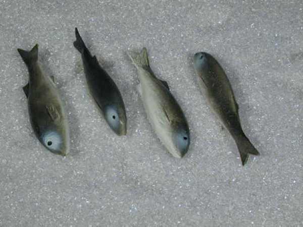 mullet, gray, 4 pieces