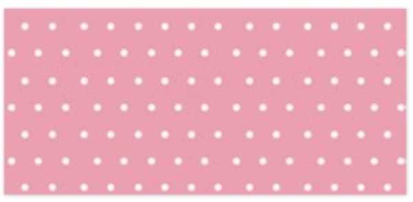 Motiv Krepp, Mille Fleurs rosa , 50 x 200 cm, "Pünktchen"