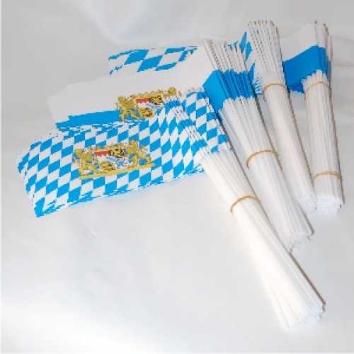 Paper flags of the federal states, 50 pieces