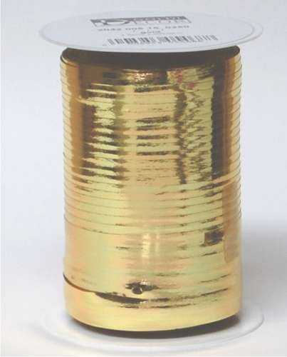 Metallic-Kräuselband, gold,5 mm breit