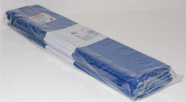 Nobless-Krepp, blau, 50 x 250 cm, 5 Lagen