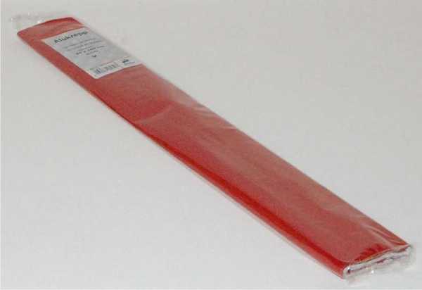 Alu-Krepp, rot, 50 x 250 cm