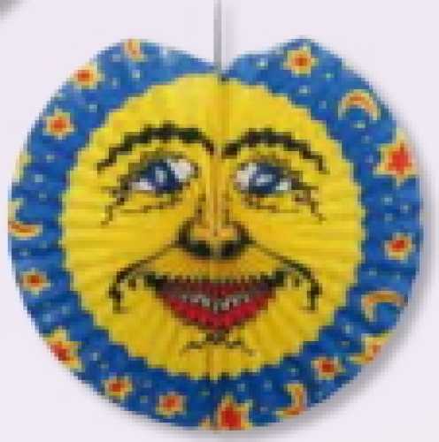 Mondlaternen blauer Sternenrand
