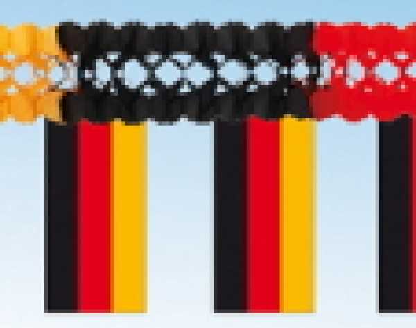 Flags chain garland Germany