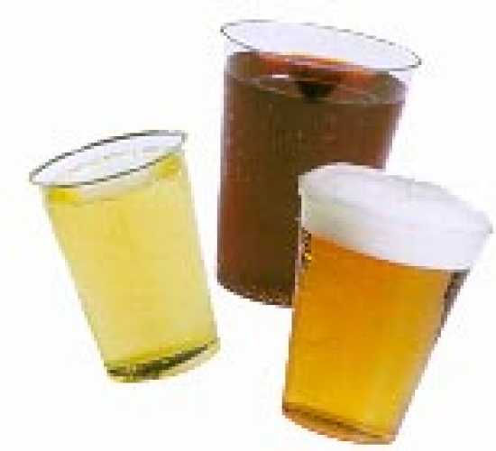 Plastikbecher, 0,3 l, klar