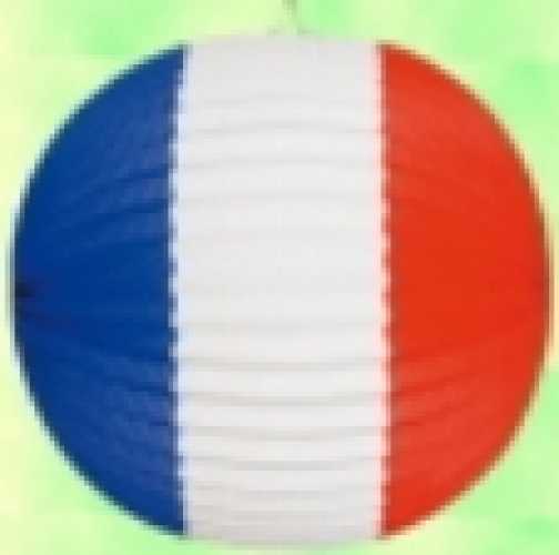 Nationen-Lampion, Frankreich, 31 cm Ø