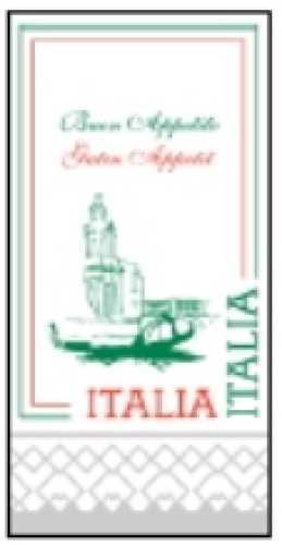 Servietten, Italien 40 x 40 cm,1/8 Falz, 2-lagig,250 Stück