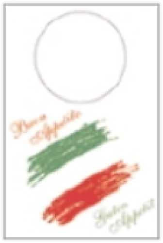 Jumbo-Lätzchen Italien aus Vliesstoff, Pack 100 Stck.