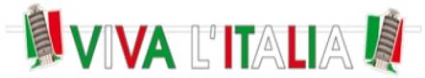 Buchstabenkette Italien, 14 Teile