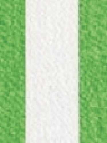 Stoff Markisenstreifen, grün-weiß