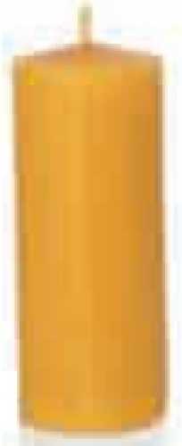 Bienenwachs-Stumpenkerzen, natur, 120 mm, 8-er Pack