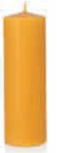 Beeswax candles, natural, 150 mm, 6-pack