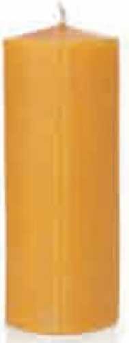 Beeswax candles, natural, 200 mm, 4-pack