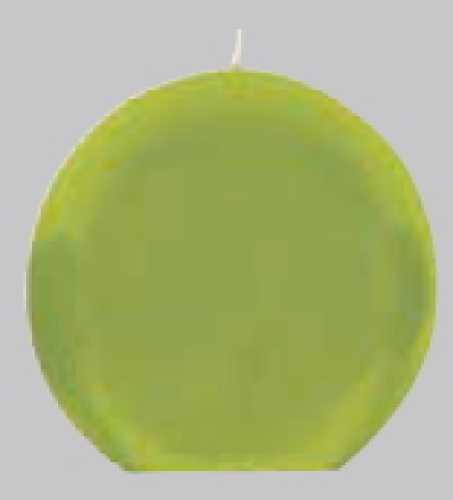 Ball candles green, 80 mm ø, 6-Pack