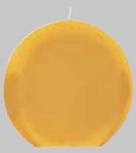 Kugelkerzen dotter, 80 mm ø, 6-er Pack