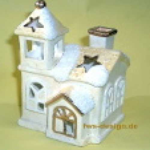 Windlicht "  Kirche", 13 cm hoch
