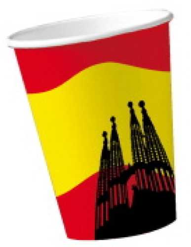 Pappbecher Spanien 0,2