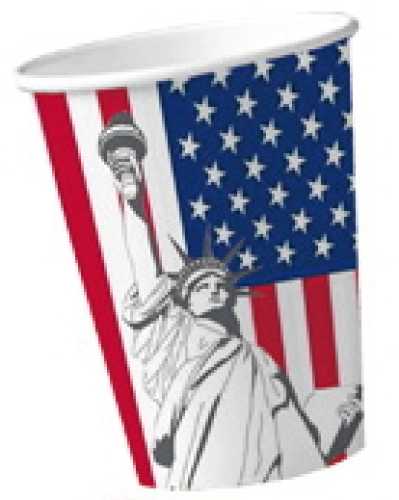 Pappbecher USA 0,2