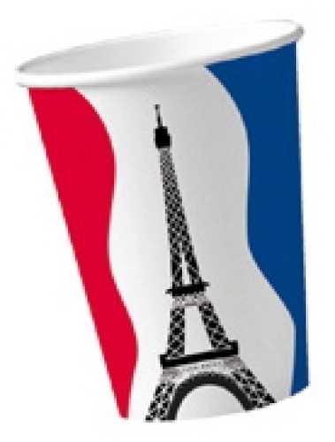 Pappbecher Frankreich 0,2