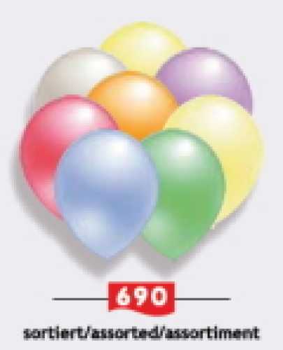 Perlmutt-Ballons bunt 12