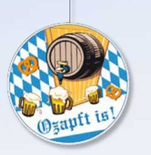 Deckenhänger "Ozapft is! 28 cm Ø
