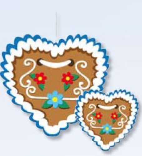 Decorative hanger "Gingerbread" 28 cm ø