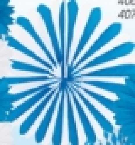 Dekofächer blau-weiß 150 cm Ø