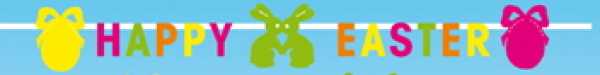 Easter-letter string, English, 15 x 230 cm