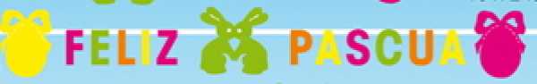 Easter-letter string, spanish, 15 x 230 cm