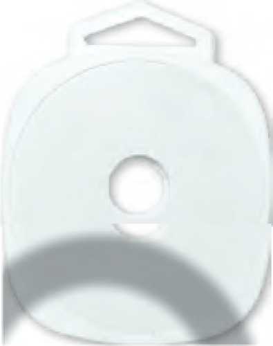 Perlonschnur 0,5 mm x 100 m transparent weiß, RF 14,5 kg