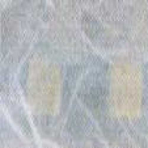 Straw silk squares, 50 x 70 cm, white/silver