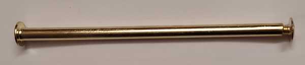 Aufhängehülse für Schleifenfahnen 100 mm, gold