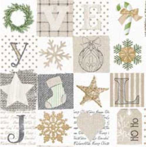 CANDY TISSUE SERVIETTEN/NAPKINS 33 x 33 cm 82156