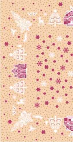 ELLA TABLE CLOTHS 80 x 80 cm, APRICOT, 82845